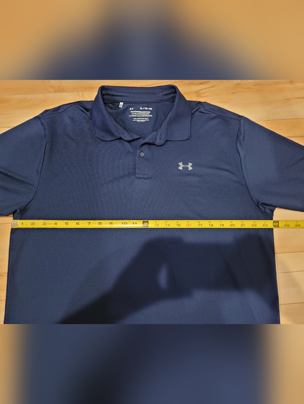 Under Armour men's size XL navy blue polo shirt - Picture 5 of 6